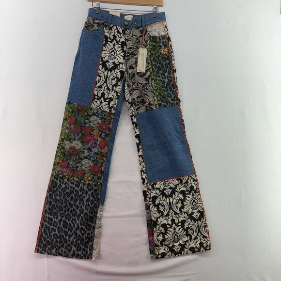 Alice + Olivia Denim - Alice + Olivia Wheezy Patchwork Jean *Unique*